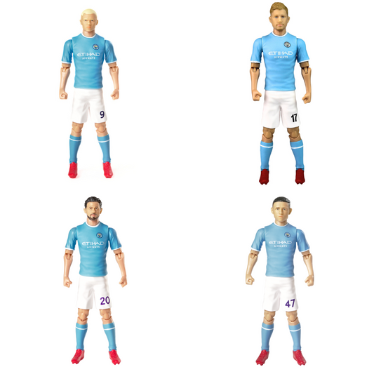 Banbo Toys SOCKERS Manchester City F.C. Team Collection - 4 Players