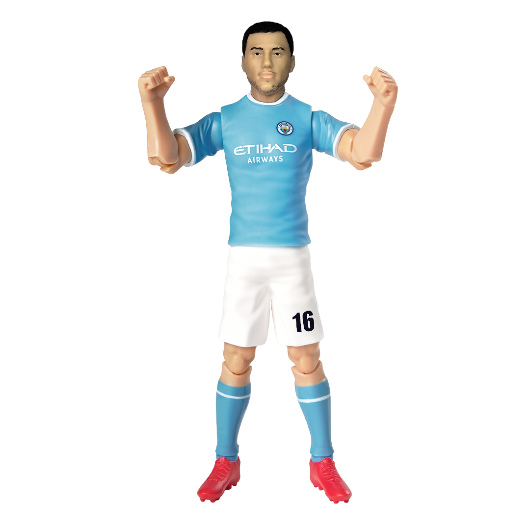 Banbo Toys SOCKERS Manchester City Rodrigo "Rodri" Hernández Cascante 8" Collectible Soccer Action Figure