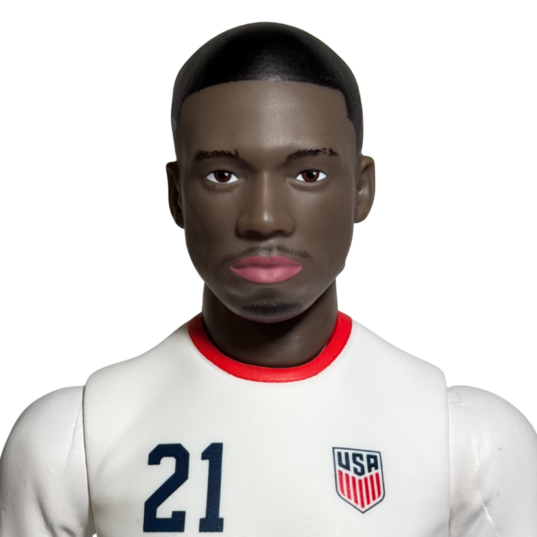 Banbo Toys SOCKERS USMNT Tim Weah 8" Collectible Soccer Action Figure