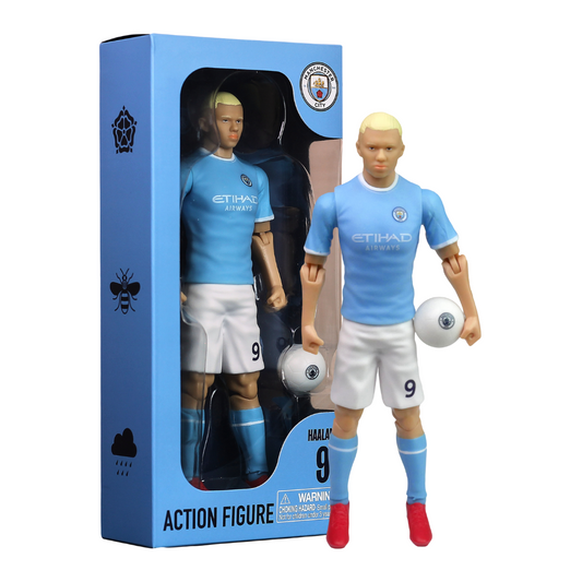 Banbo Toys SOCKERS Manchester City F.C. Erling Haaland 8" Collectible Soccer Action Figure