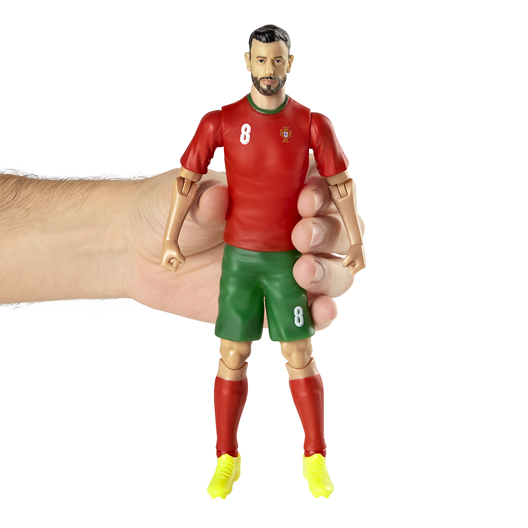 Banbo Toys SOCKERS Portugal National Bruno Fernandes 8" Collectible Soccer Action Figure