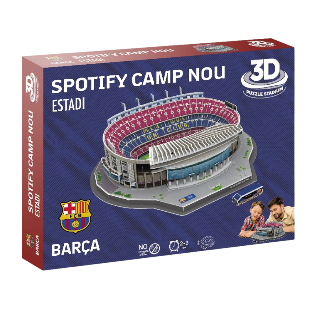 Banbo Toys Soccer Team Stadium 3D Puzzle FC Barcelona - Spotify Camp Nou