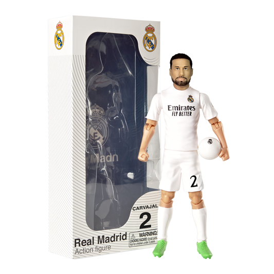 Banbo Toys SOCKERS Real Madrid Dani Carvajal 8" Collectible Soccer Action Figure