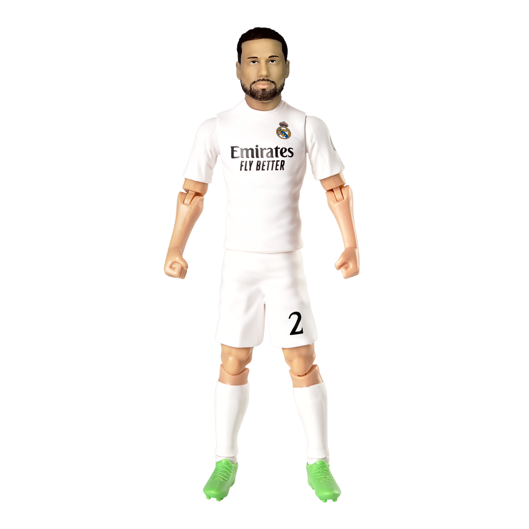 Banbo Toys SOCKERS Real Madrid Dani Carvajal 8" Collectible Soccer Action Figure