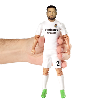 Banbo Toys SOCKERS Real Madrid Dani Carvajal 8" Collectible Soccer Action Figure