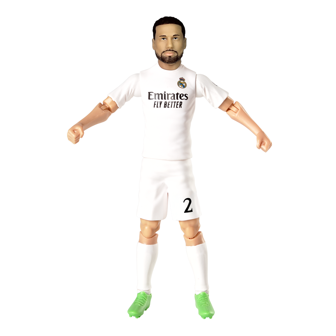 Banbo Toys SOCKERS Real Madrid Dani Carvajal 8" Collectible Soccer Action Figure