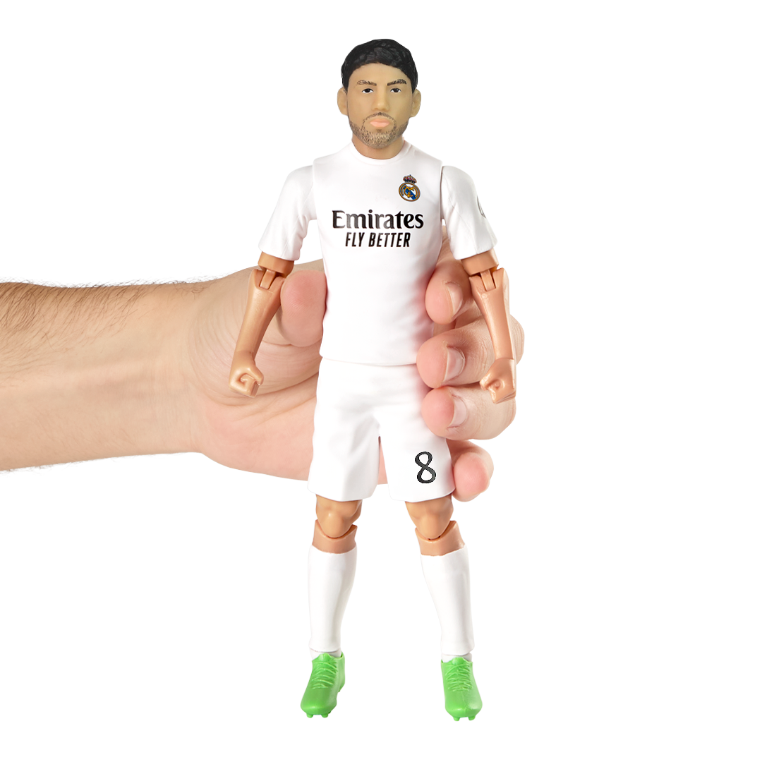 Banbo Toys SOCKERS Real Madrid Federico Valverde 8" Collectible Soccer Action Figure