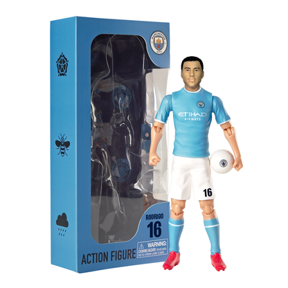Banbo Toys SOCKERS Manchester City Rodrigo "Rodri" Hernández Cascante 8" Collectible Soccer Action Figure