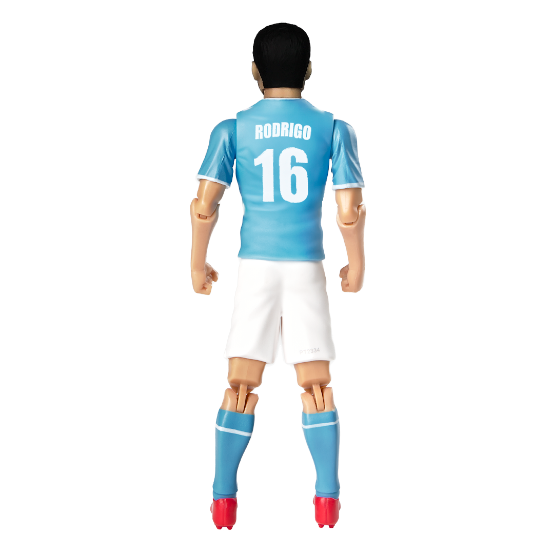 Banbo Toys SOCKERS Manchester City Rodrigo "Rodri" Hernández Cascante 8" Collectible Soccer Action Figure