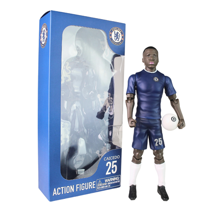 Banbo Toys SOCKERS Chelsea Moisés Caicedo 8" Collectible Soccer Action Figure