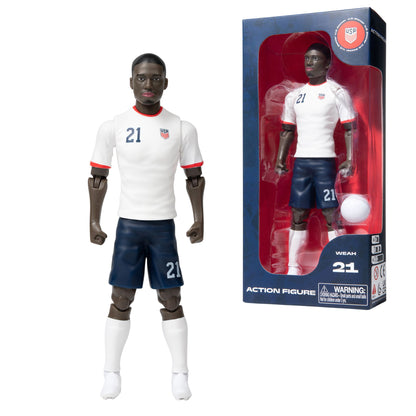 Banbo Toys SOCKERS USMNT Tim Weah 8" Collectible Soccer Action Figure