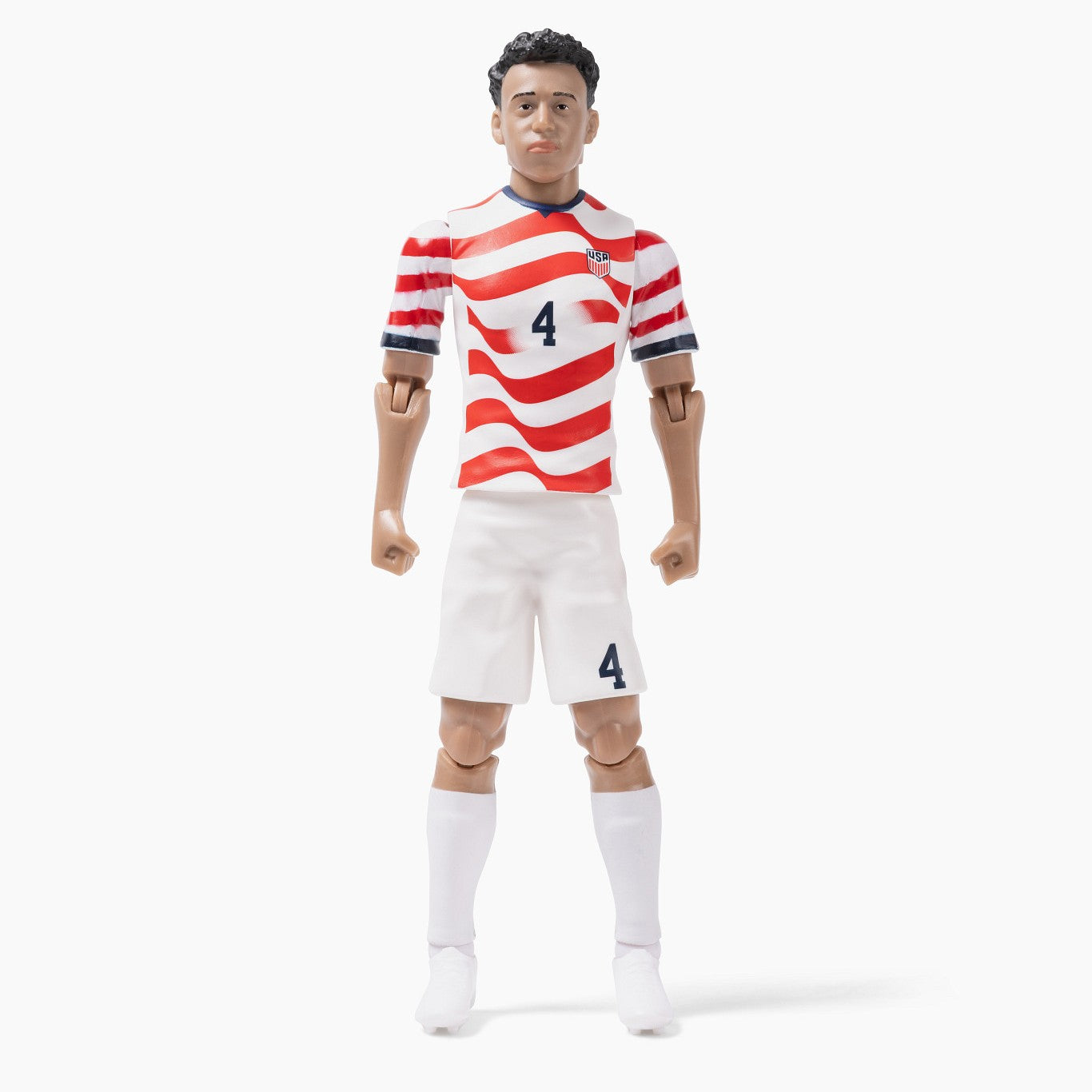 Banbo Toys SOCKERS 2026 USMNT Tyler Adams Home Jersey 8" Collectible Soccer Action Figure