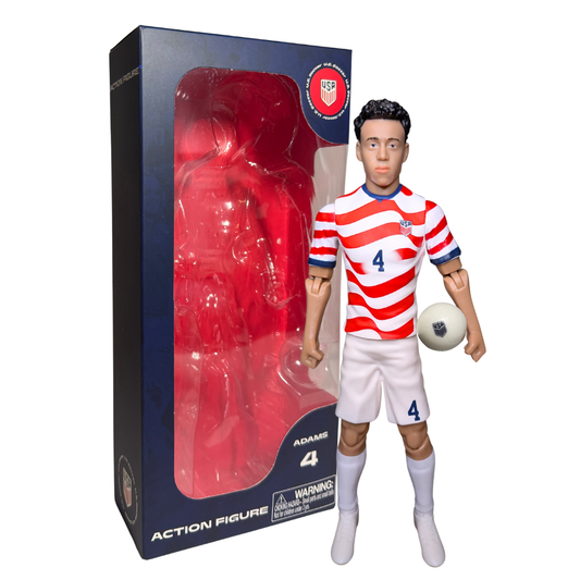 Banbo Toys SOCKERS 2026 USMNT Tyler Adams (Home Jersey) 8" Collectible Soccer Action Figure