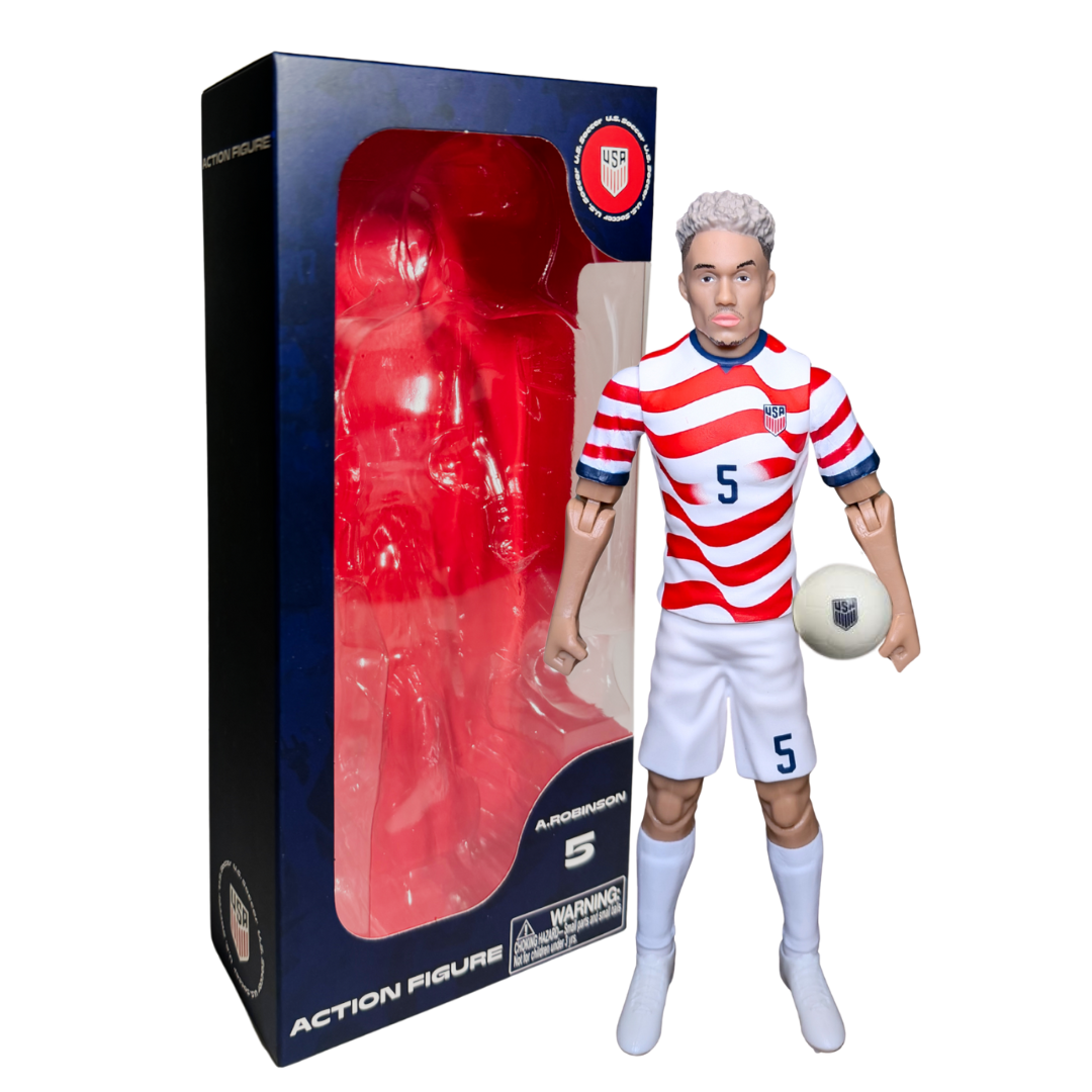 Banbo Toys SOCKERS 2026 USMNT Antonee Robinson (Home Jersey) 8" Collectible Soccer Action Figure