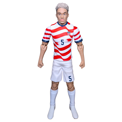 Banbo Toys SOCKERS 2026 USMNT Antonee Robinson (Home Jersey) 8" Collectible Soccer Action Figure
