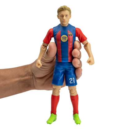 Banbo Toys SOCKERS FC Barcelona Frenkie de Jong 8" Collectible Soccer Action Figure
