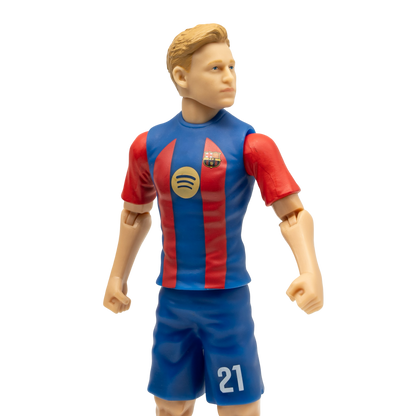 Banbo Toys SOCKERS FC Barcelona Frenkie de Jong 8" Collectible Soccer Action Figure