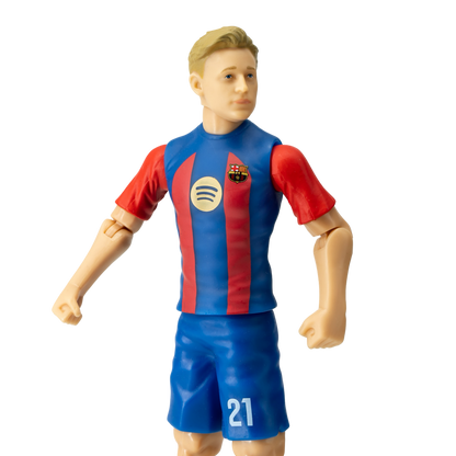 Banbo Toys SOCKERS FC Barcelona Frenkie de Jong 8" Collectible Soccer Action Figure