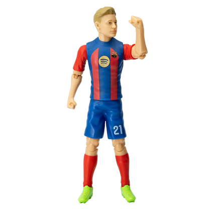 Banbo Toys SOCKERS FC Barcelona Frenkie de Jong 8" Collectible Soccer Action Figure