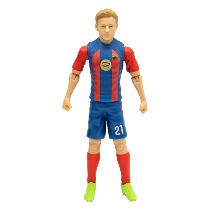 Banbo Toys SOCKERS FC Barcelona Frenkie de Jong 8" Collectible Soccer Action Figure