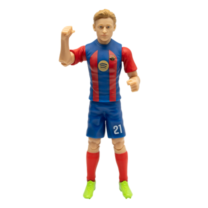 Banbo Toys SOCKERS FC Barcelona Frenkie de Jong 8" Collectible Soccer Action Figure