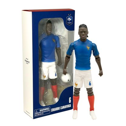 Banbo Toys SOCKERS France National Eduardo Camavinga 8" Collectible Soccer Action Figure