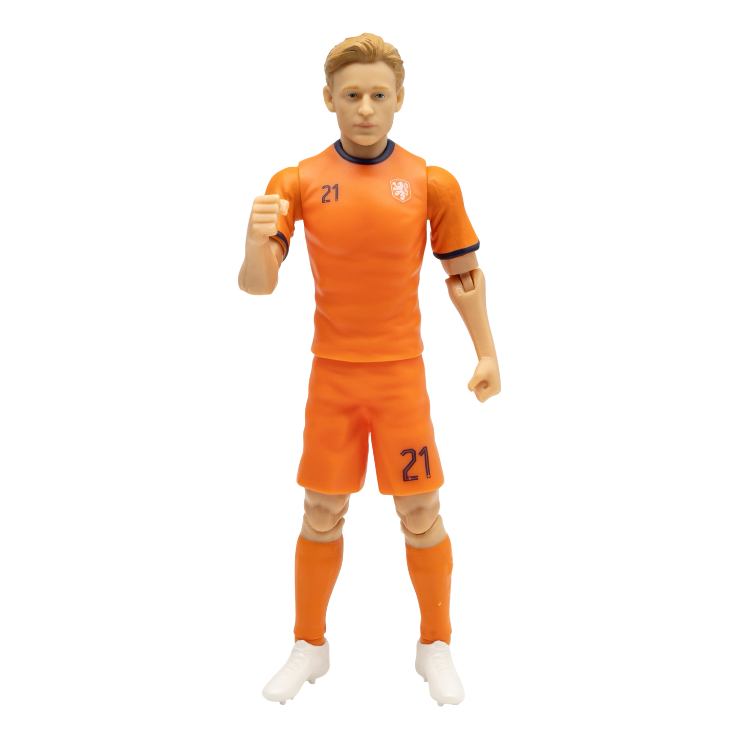 Banbo Toys SOCKERS Netherlands National Frenkie de Jong 8" Collectible Soccer Action Figure