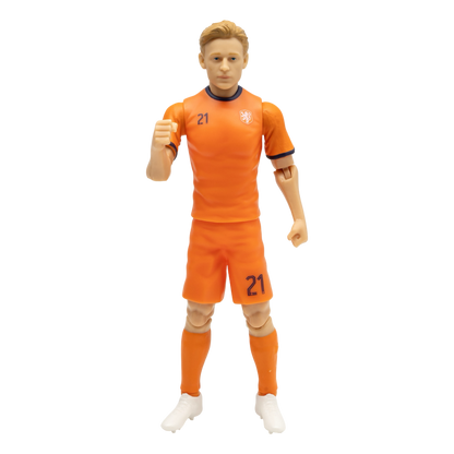 Banbo Toys SOCKERS Netherlands National Frenkie de Jong 8" Collectible Soccer Action Figure