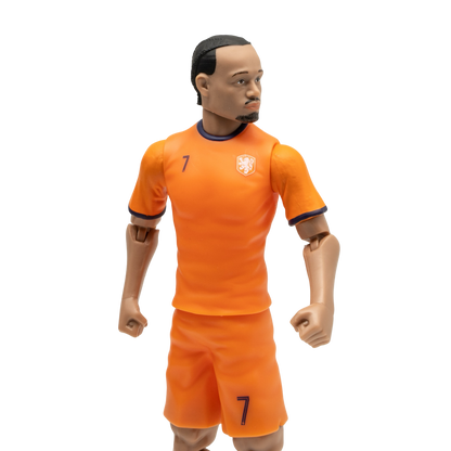 Banbo Toys SOCKERS Netherlands National Xavi Simons 8" Collectible Soccer Action Figure