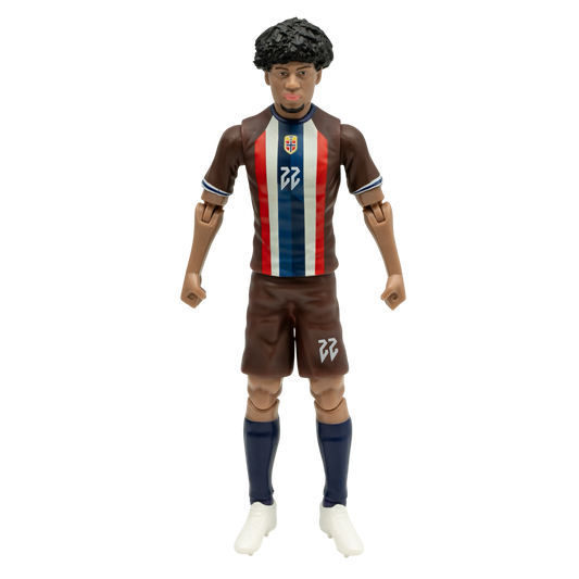 Banbo Toys SOCKERS Norway National Oscar Bobb 8" Collectible Soccer Action Figure