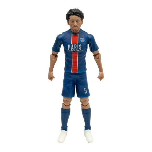 Banbo Toys SOCKERS Paris Saint-Germain Marcos "Marquinhos" Aoas Correa 8" Collectible Soccer Action Figure