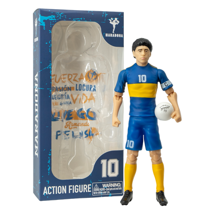 Banbo Toys SOCKERS Legends Diego Maradona Boca Juniors 8" Collectible Soccer Action Figure