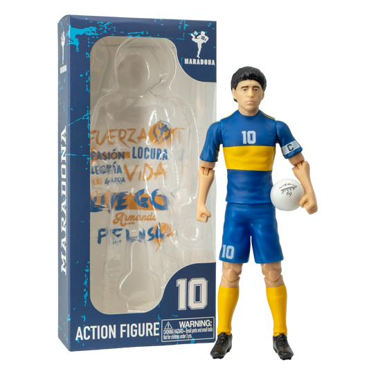 Banbo Toys SOCKERS Legends Diego Maradona Boca Juniors 8" Collectible Soccer Action Figure