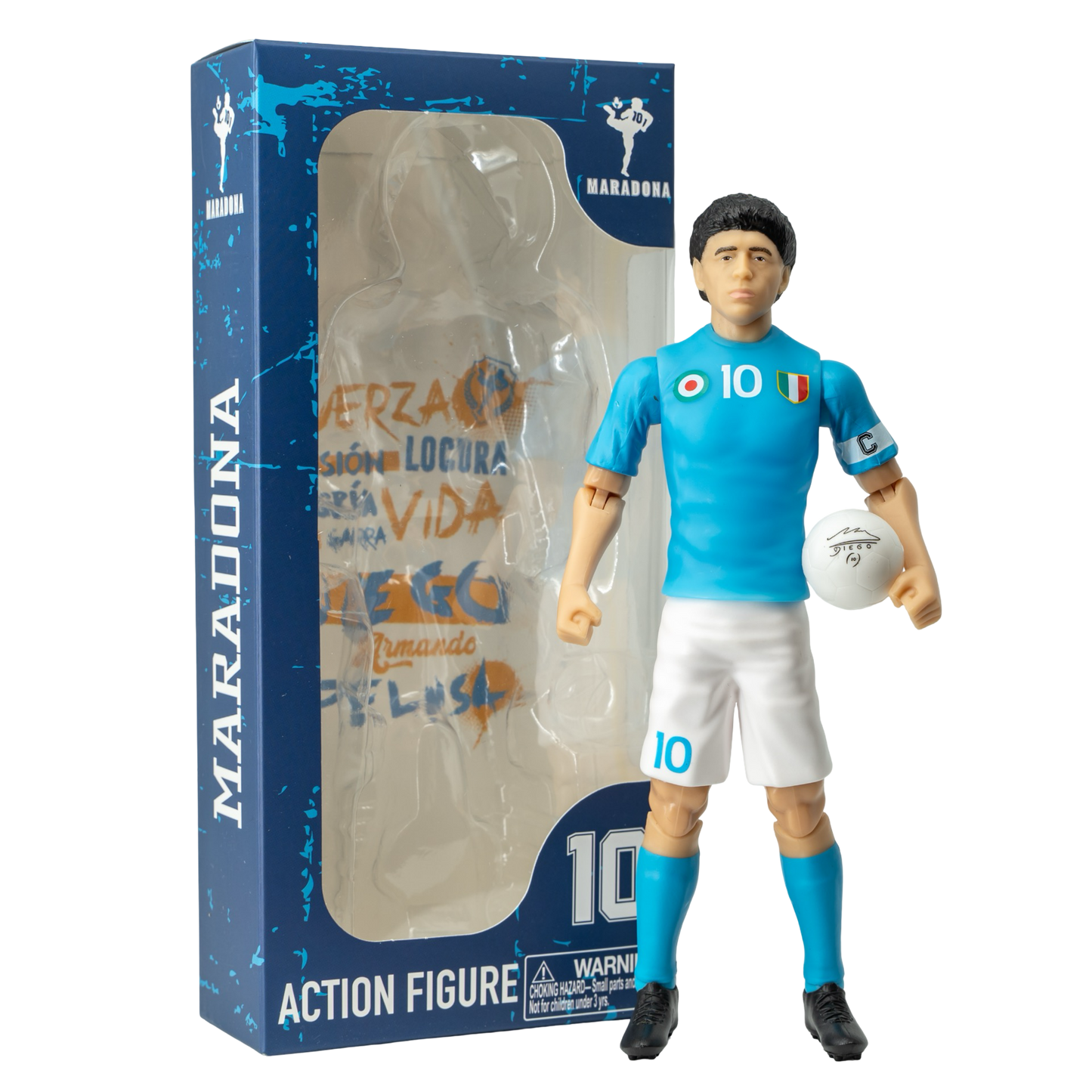 Banbo Toys SOCKERS Legends Diego Maradona Napoli 8" Collectible Soccer Action Figure