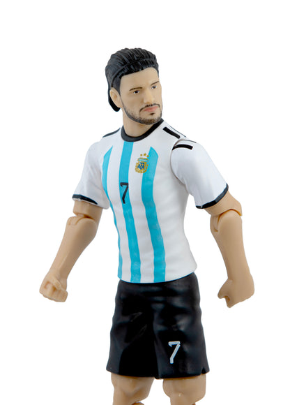 Banbo Toys SOCKERS Argentina National Rodrigo De Paul 8" Collectible Soccer Action Figure