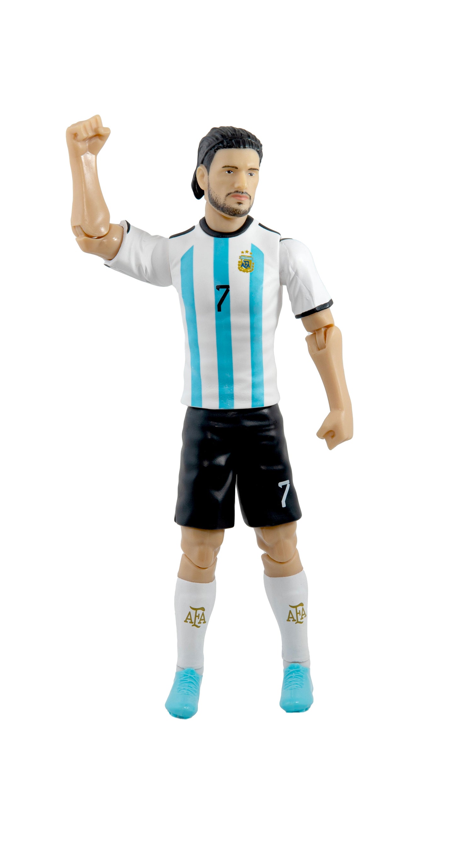 Banbo Toys SOCKERS Argentina National Rodrigo De Paul 8" Collectible Soccer Action Figure