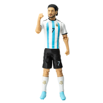 Banbo Toys SOCKERS Argentina National Rodrigo De Paul 8" Collectible Soccer Action Figure