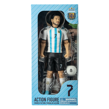 Banbo Toys SOCKERS Argentina National Rodrigo De Paul 8" Collectible Soccer Action Figure