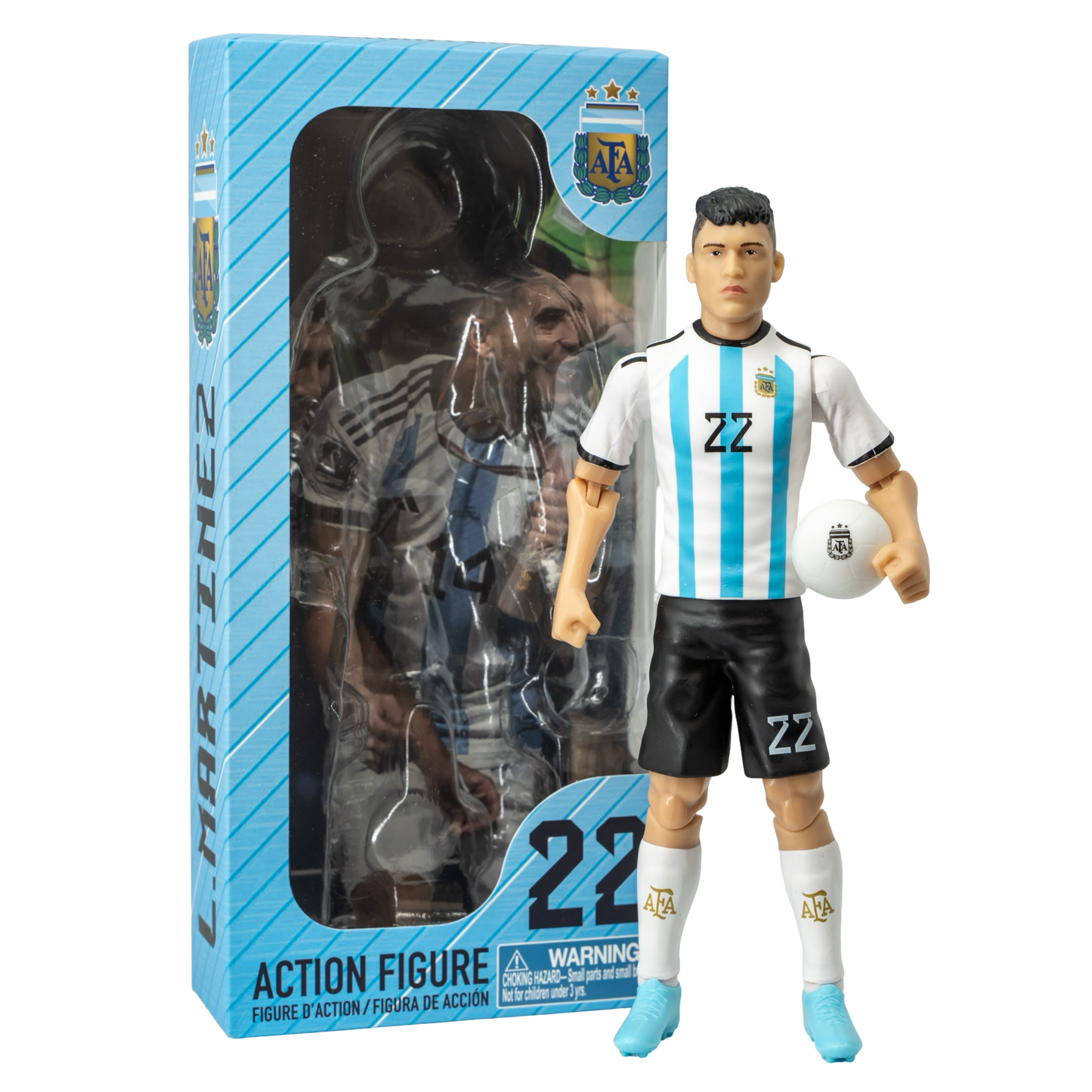 Banbo Toys SOCKERS Argentina National Lautaro Martínez  8" Collectible Soccer Action Figure