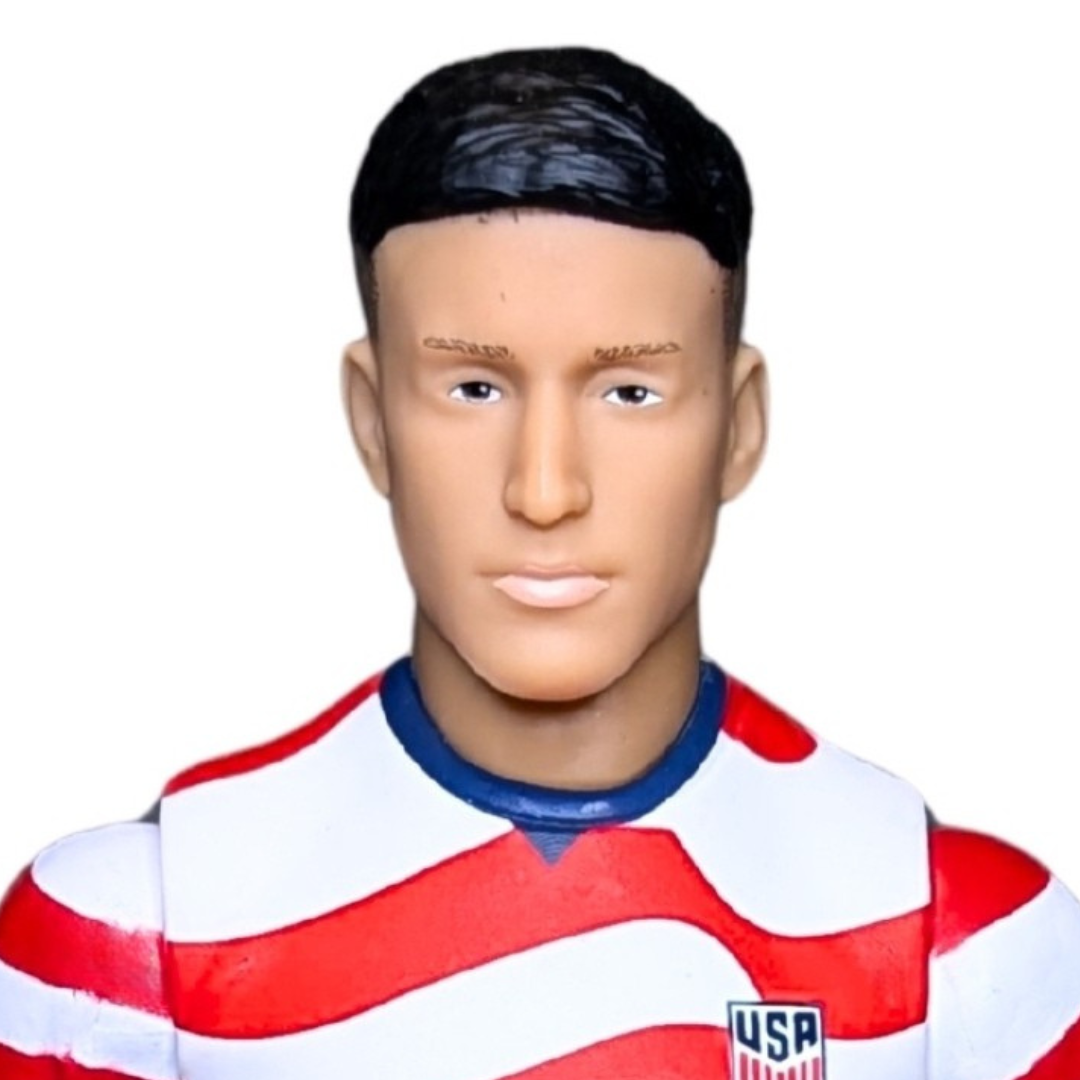 Banbo Toys SOCKERS 2026 USMNT Alejandro Zendejas (Home Jersey) 8" Collectible Soccer Action Figure