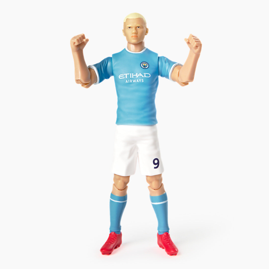 Banbo Toys SOCKERS Manchester City F.C. Erling Haaland 8" Collectible Soccer Action Figure