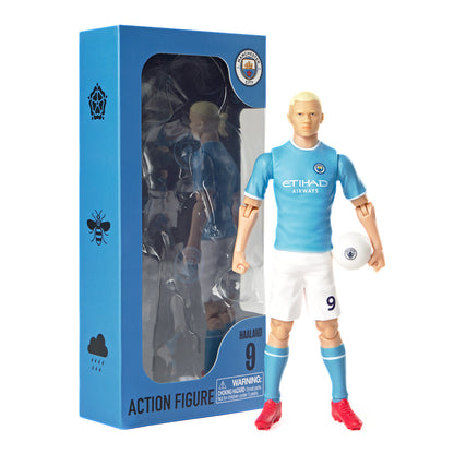 Banbo Toys SOCKERS Manchester City F.C. Erling Haaland 8" Collectible Soccer Action Figure