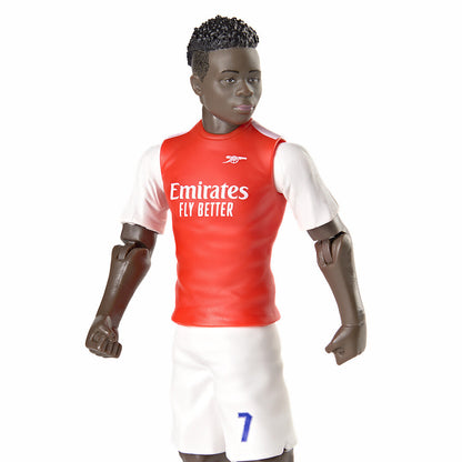 Banbo Toys SOCKERS Arsenal Saka 8" Collectible Soccer Action Figure