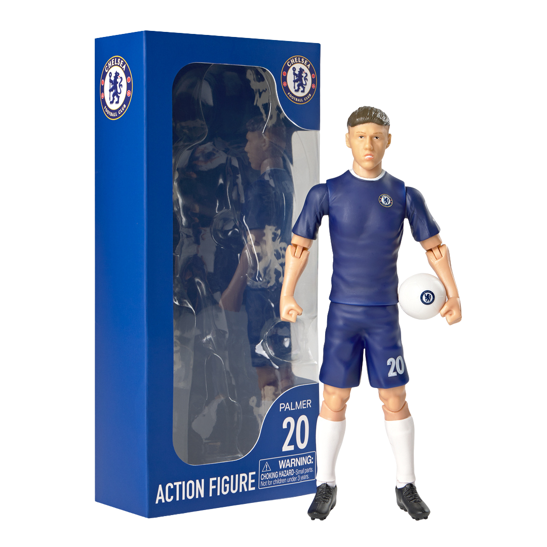 Banbo Toys SOCKERS Chelsea Cole Palmer 8" Collectible Soccer Action Figure