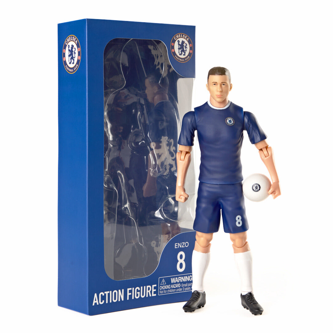 Banbo Toys SOCKERS Chelsea Enzo Fernandez 8" Collectible Soccer Action Figure