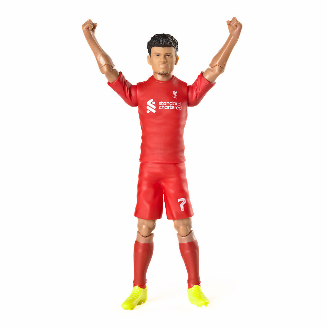 Banbo Toys SOCKERS Liverpool Luis Diaz 8" Collectible Soccer Action Figure