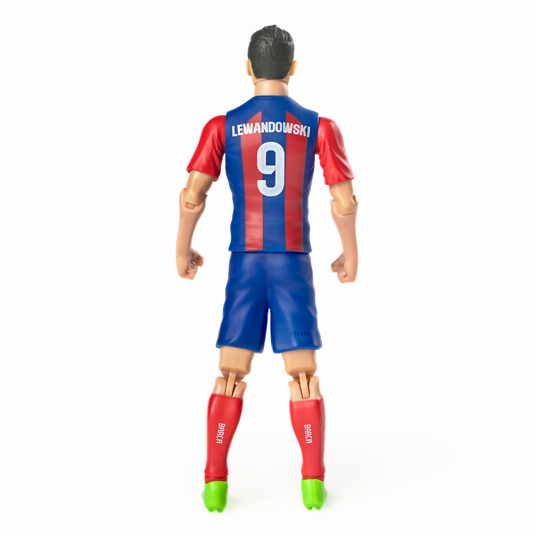 Banbo Toys SOCKERS FC Barcelona Robert Lewandowski 8" Collectible Soccer Action Figure