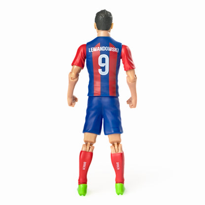 Banbo Toys SOCKERS FC Barcelona Robert Lewandowski 8" Collectible Soccer Action Figure