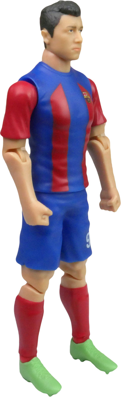 Banbo Toys SOCKERS FC Barcelona Lewandowski 8" Collectible Soccer Action Figure