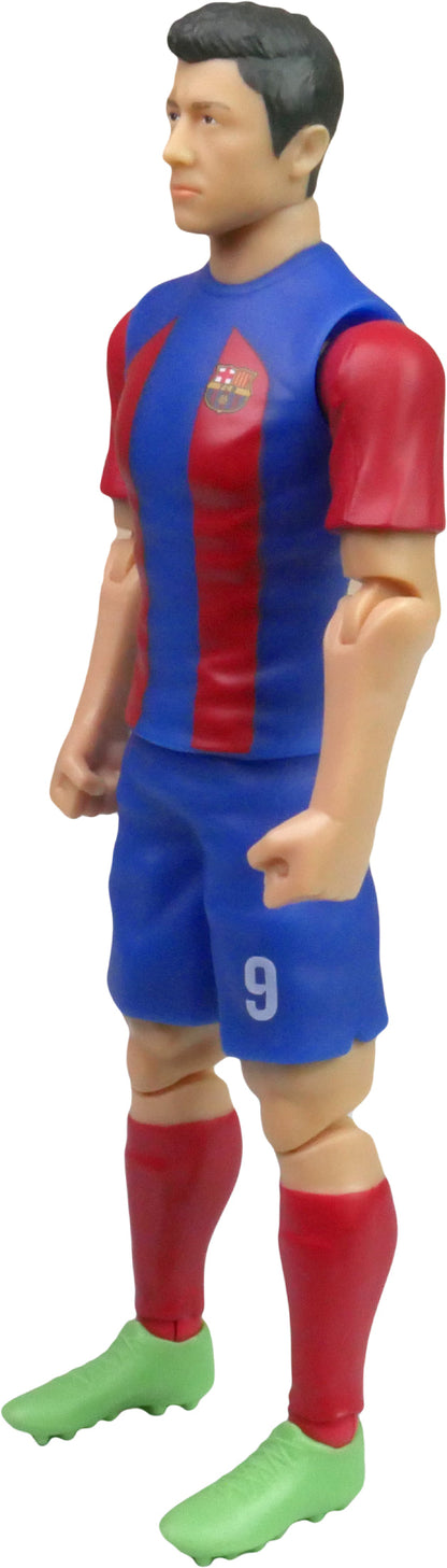 Banbo Toys SOCKERS FC Barcelona Lewandowski 8" Collectible Soccer Action Figure